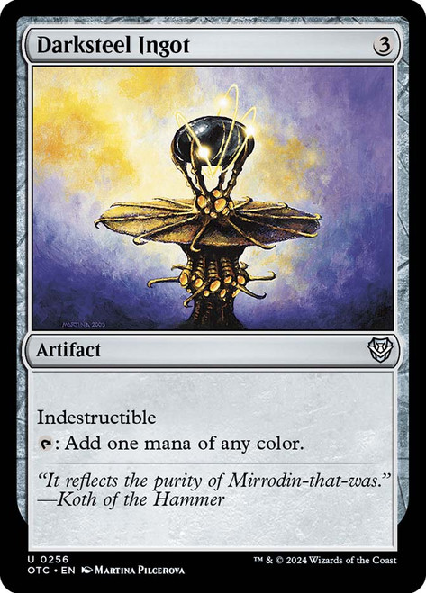 Darksteel Ingot\nOutlaws of Thunder Junction Commander\nSingle\nMagic The Gathering