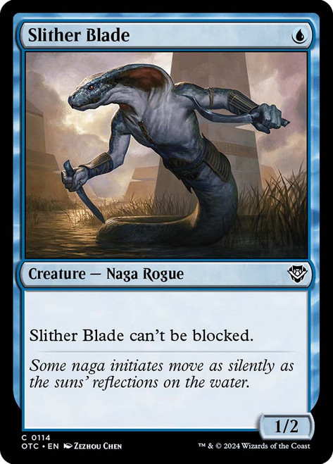 Slither Blade\nOutlaws of Thunder Junction Commander\nSingle\nMagic The Gathering