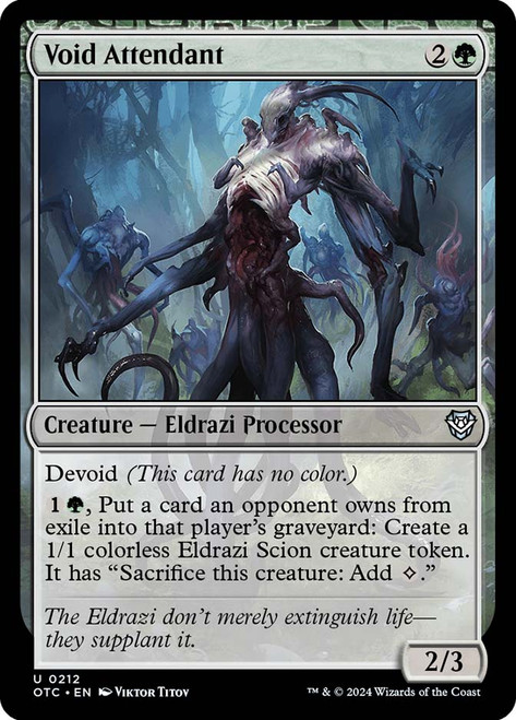 devoid cards mtg Void Attendant | Outlaws of Thunder Junction Commander Rules Text: Devoid, 136 cards