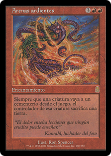 Burning Sands
Odyssey - Spanish
Single
Magic The Gathering