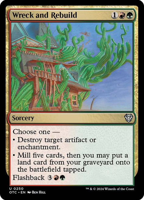 Wreck and Rebuild\nOutlaws of Thunder Junction Commander\nSingle\nMagic The Gathering
