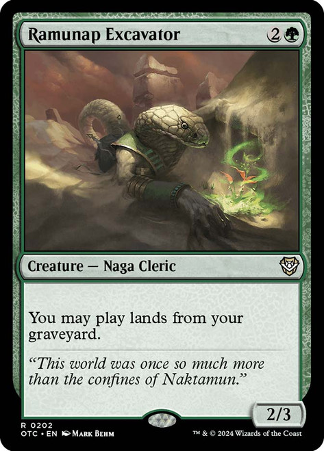 Ramunap Excavator\nOutlaws of Thunder Junction Commander\nSingle\nMagic The Gathering