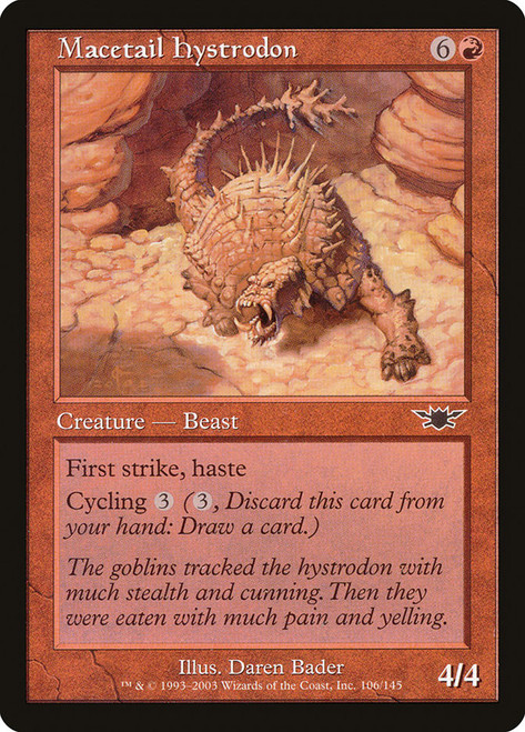 Macetail Hystrodon\nLegions\nSingle\nMagic The Gathering