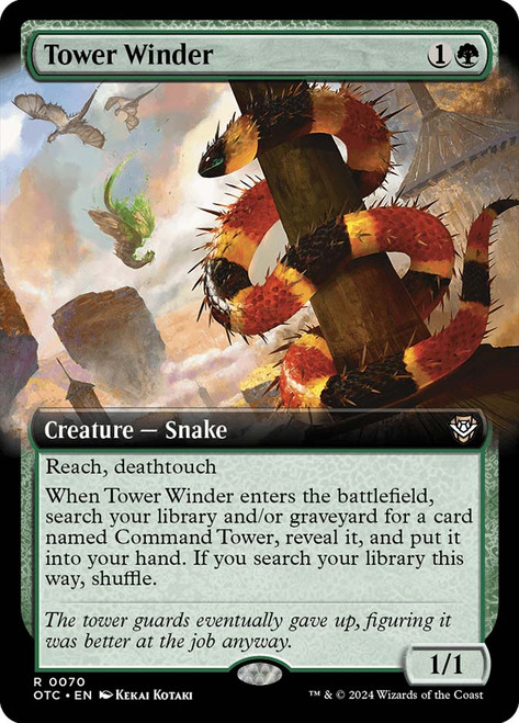 Tower Winder (Extended Art)\nOutlaws of Thunder Junction Commander - Variants\nSingle\nMagic The Gathering