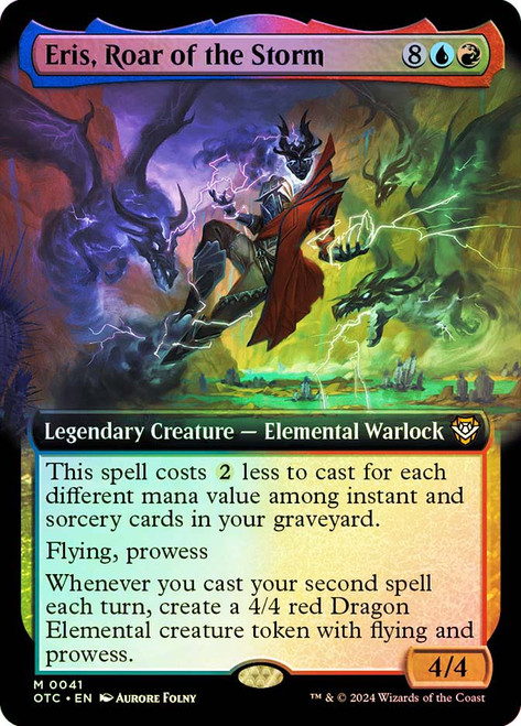 Eris, Roar of the Storm (Extended Art)\nOutlaws of Thunder Junction Commander - Variants\nSingle\nMagic The Gathering