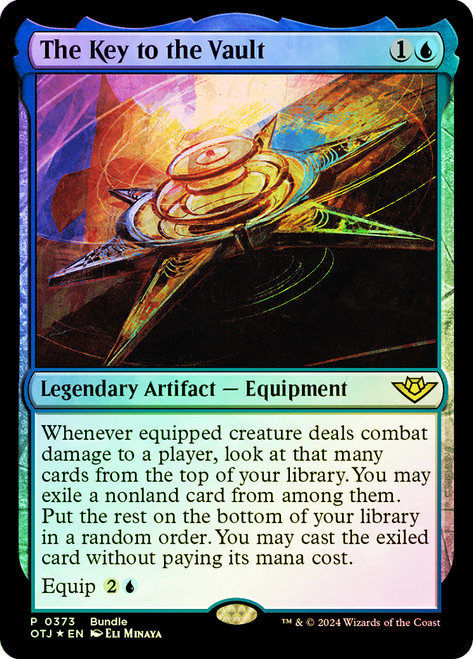 The Key to the Vault (Bundle)\nPromo: General\nSingle\nMagic The Gathering