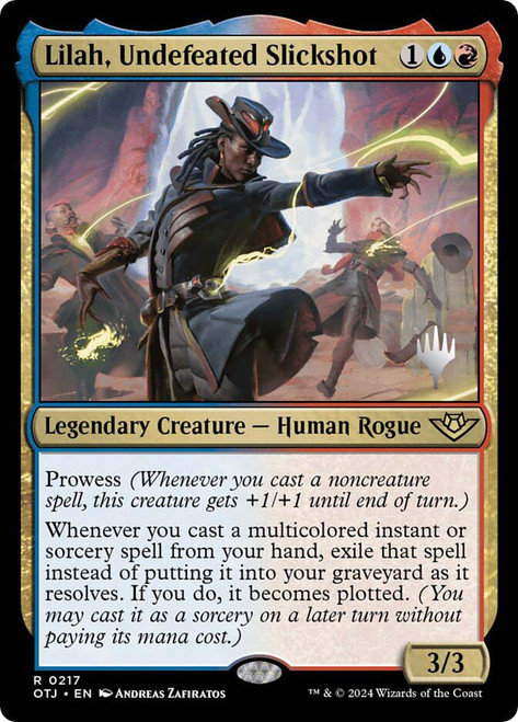Lilah, Undefeated Slickshot (Prerelease) (Outlaws of Thunder