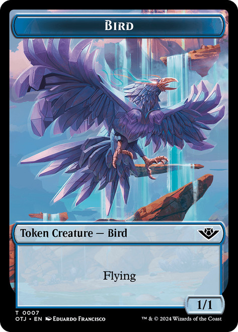 {Bird Token}\nOutlaws of Thunder Junction\nSingle\nMagic The Gathering
