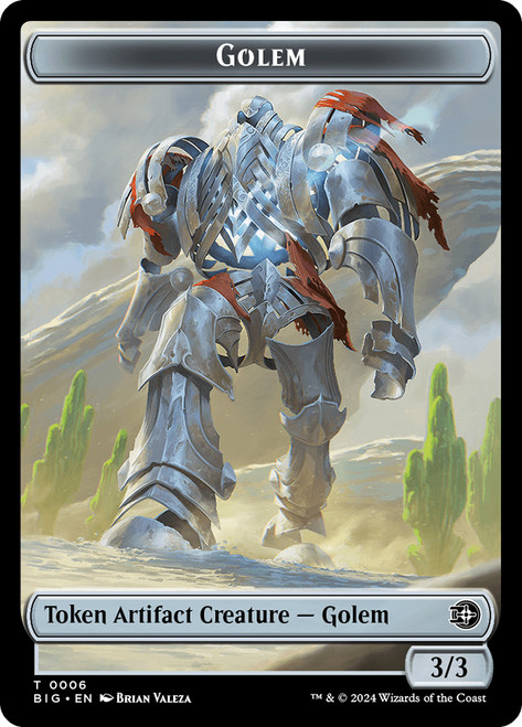 {Golem Token}\nThe Big Score\nSingle\nMagic The Gathering