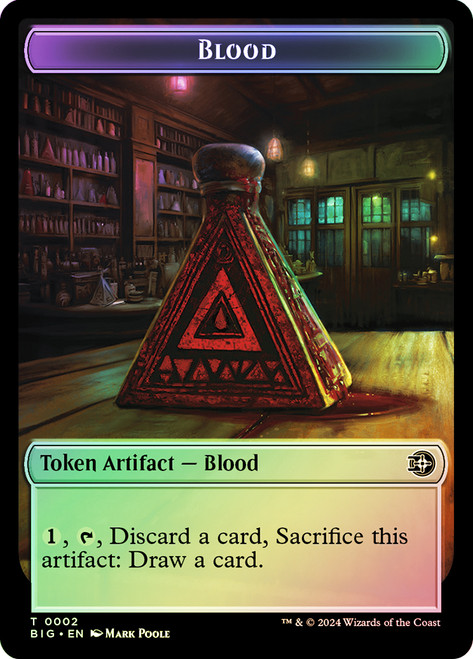 {Blood Token} // {Treasure Token}\nThe Big Score\nSingle\nMagic The Gathering