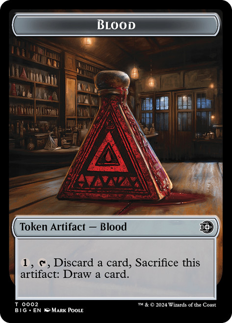 {Blood Token} // {Plot}
The Big Score
Single
Magic: The Gathering