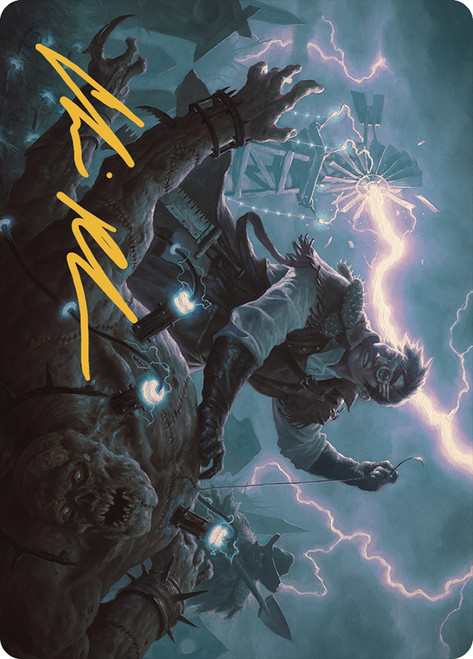 {Geralf, the Fleshwright Art Card} (Signed)\nArt Series: Outlaws of Thunder Junction\nSingle\nMagic The Gathering