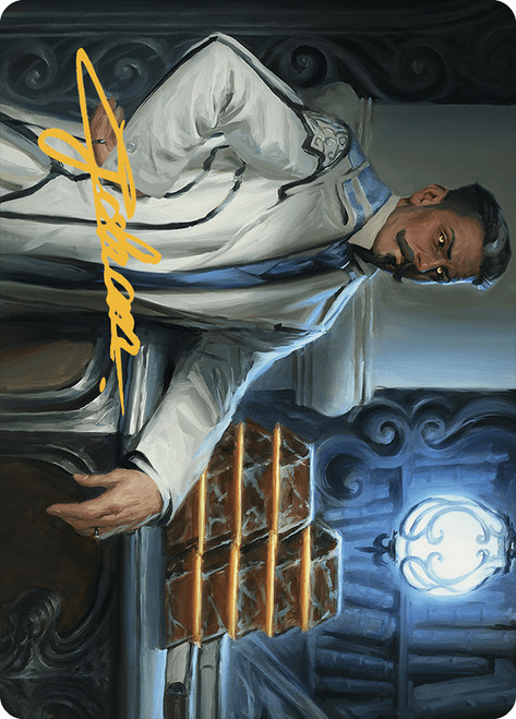 {Baron Bertram Graywater Art Card} (Signed)\nArt Series: Outlaws of Thunder Junction\nSingle\nMagic The Gathering