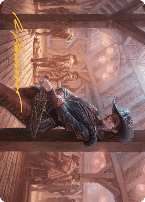 {Marchesa, Dealer of Death Art Card} (Signed)\nArt Series: Outlaws of Thunder Junction\nSingle\nMagic The Gathering