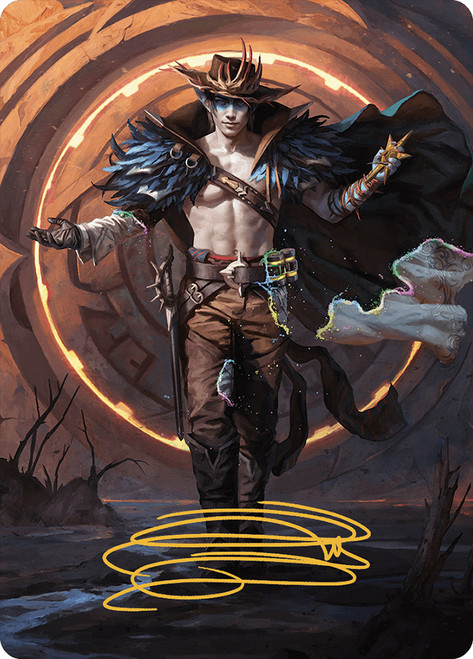 {Oko, the Ringleader Art Card} (#29) (Signed)\nArt Series: Outlaws of Thunder Junction\nSingle\nMagic The Gathering