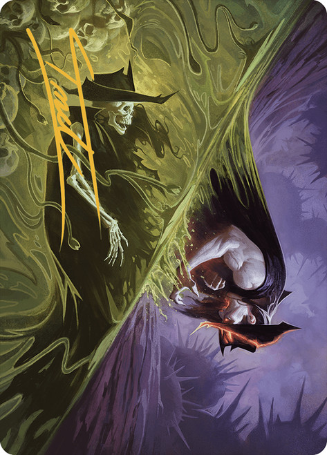 {Pillage the Bog Art Card} (Signed)\nArt Series: Outlaws of Thunder Junction\nSingle\nMagic The Gathering