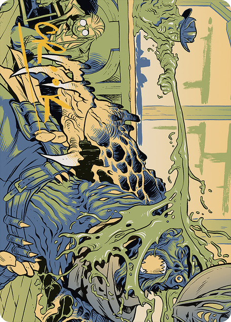 {Voidslime Art Card} (Signed)\nArt Series: Outlaws of Thunder Junction\nSingle\nMagic The Gathering
