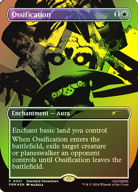 Ossification (Standard Showdown) (Borderless)\nPromo: General\nSingle\nMagic The Gathering