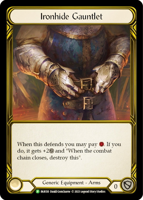 Gauntlets of Iron Will (Premier OP) | Promotional Cards (Gold Foil 