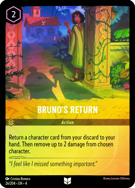 Bruno's Return
Ursula's Return
Single
Lorcana