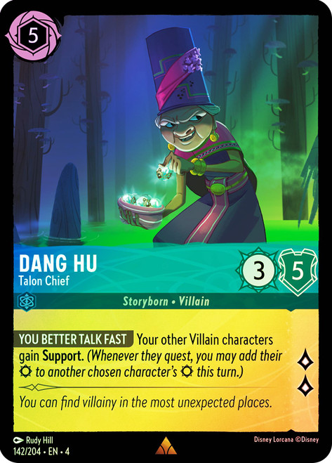 Dang Hu - Talon Chief
Ursula's Return
Single
Lorcana