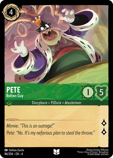 Pete - Rotten Guy
Ursula's Return
Single
Lorcana