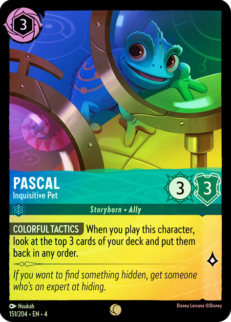 Pascal - Inquisitive Pet
Ursula's Return
Single
Lorcana