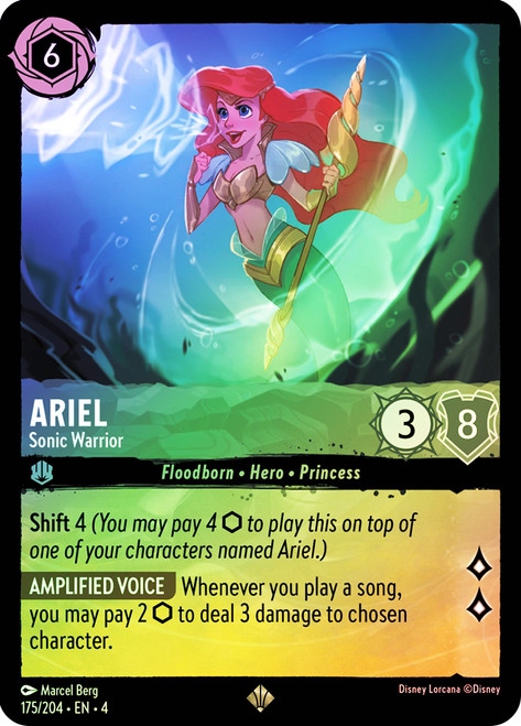 Ariel - Sonic Warrior
Ursula's Return
Single
Lorcana