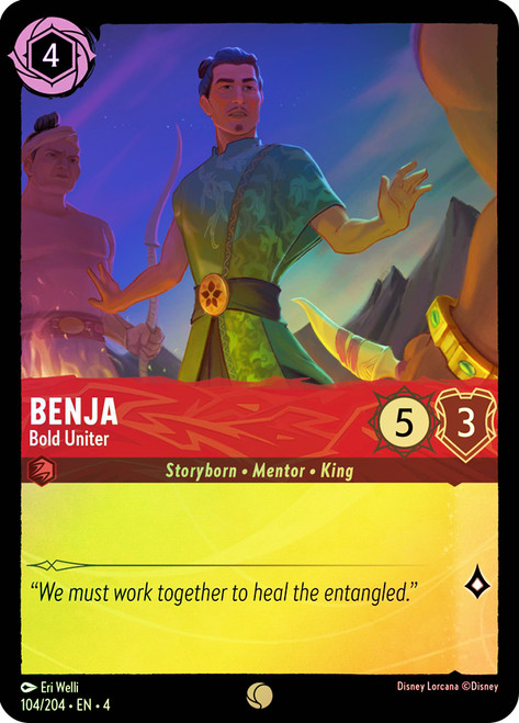 Benja - Bold Uniter
Ursula's Return
Single
Lorcana