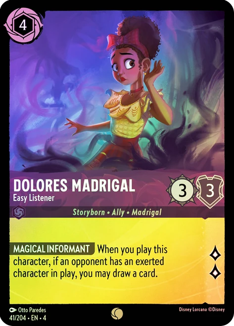 Dolores Madrigal - Easy Listener
Ursula's Return
Single
Lorcana