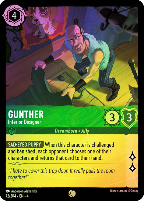 Gunther - Interior Designer
Ursula's Return
Single
Lorcana