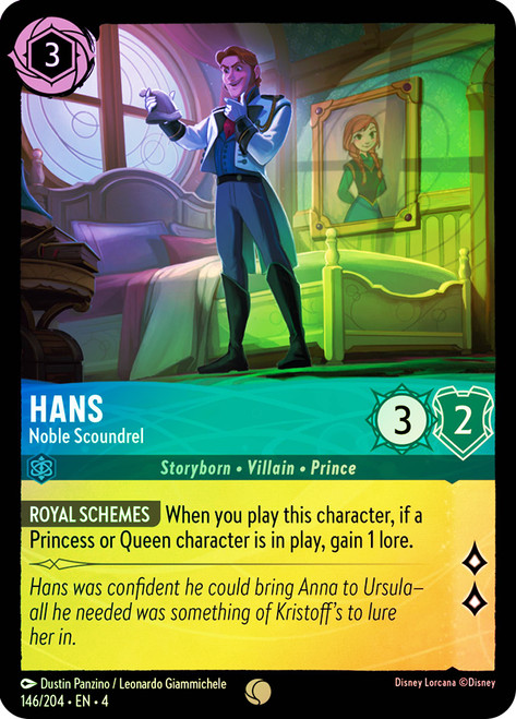 Hans - Noble Scoundrel
Ursula's Return
Single
Lorcana