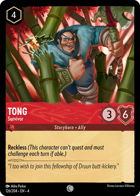Tong - Survivor
Ursula's Return
Single
Lorcana