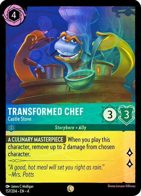 Transformed Chef - Castle Stove
Ursula's Return
Single
Lorcana