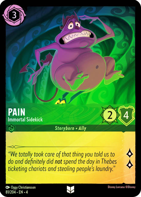 Pain - Immortal Sidekick
Ursula's Return
Single
Lorcana