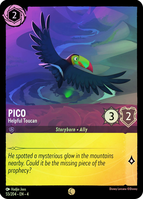 Pico - Helpful Toucan
Ursula's Return
Single
Lorcana