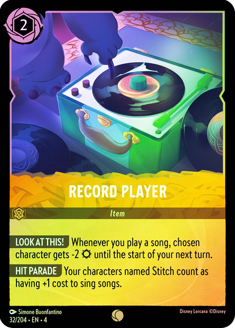 Record Player
Ursula's Return
Single
Lorcana