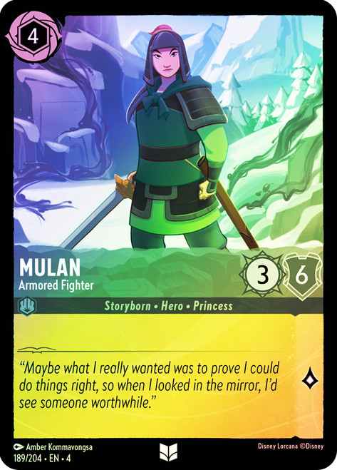 Mulan - Armored Fighter
Ursula's Return
Single
Lorcana