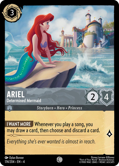 Ariel - Determined Mermaid
Ursula's Return
Single
Lorcana