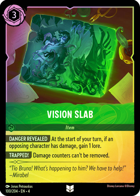 Vision Slab
Ursula's Return
Single
Lorcana