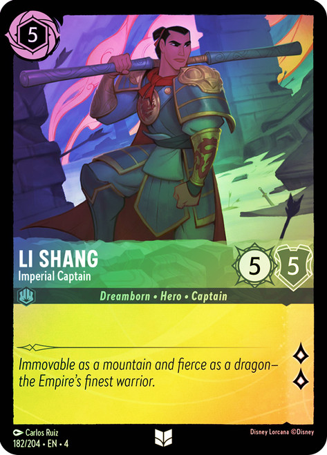 Li Shang - Imperial Captain
Ursula's Return
Single
Lorcana