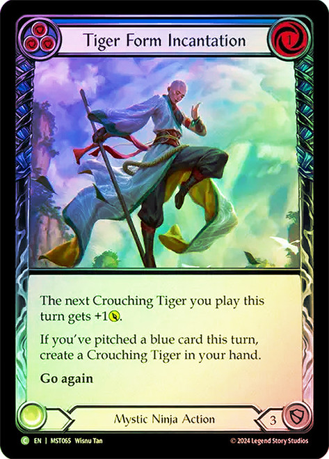 Tiger Form Incantation Blue