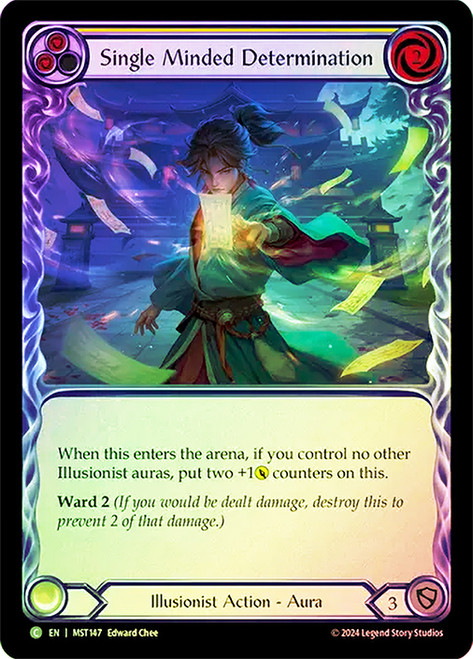 Single Minded Determination Yellow