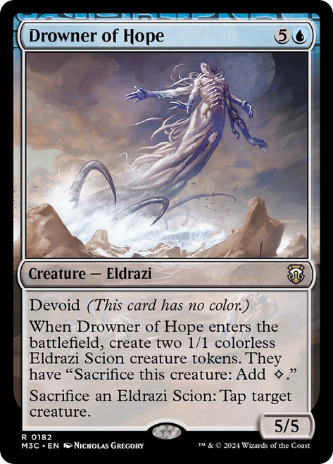 Drowner of Hope\nModern Horizons 3 Commander\nSingle\nMagic The Gathering