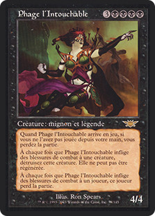 触れられざる者フェイジPhage the Untouchable　中国語foil 触れられざる者フェイジPhage the Untouchable 中国語foil MTG【触れ