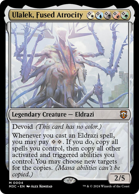 Ulalek, Fused Atrocity\nModern Horizons 3 Commander\nSingle\nMagic The Gathering