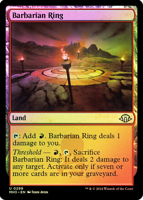MTG Barbarian Ring 英語版 フォイル Barbarian Ring | Modern Horizons 3 | Star City Games