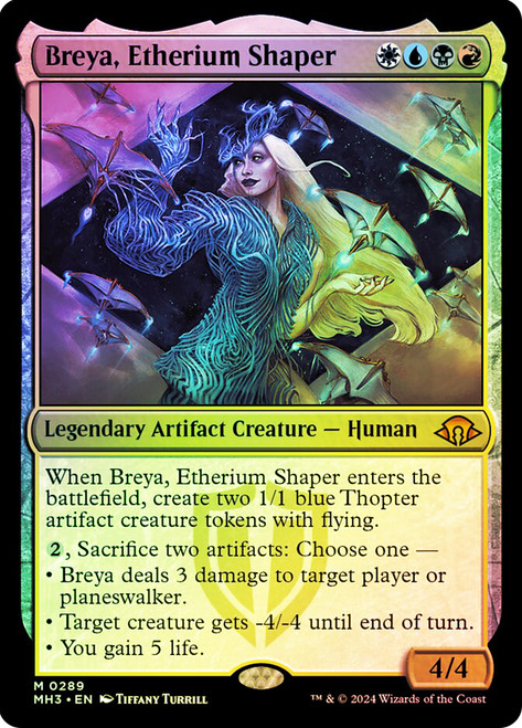 Breya, Etherium Shaper\nModern Horizons 3\nSingle\nMagic The Gathering