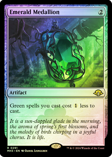 Emerald Medallion\nModern Horizons 3\nSingle\nMagic The Gathering