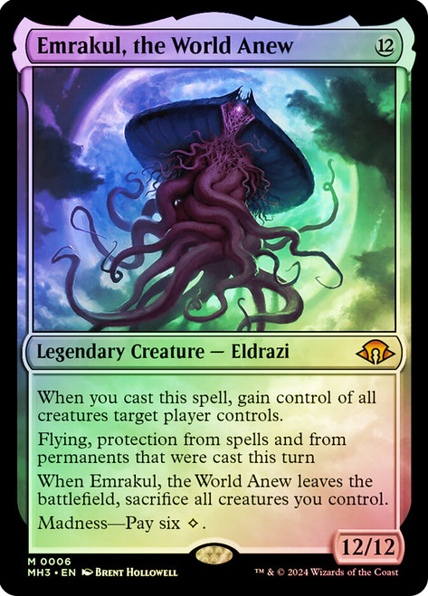 Emrakul, the World Anew\nModern Horizons 3\nSingle\nMagic The Gathering
